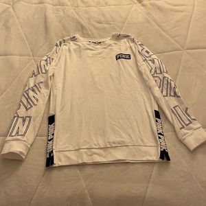 White Pink Sweatshirt